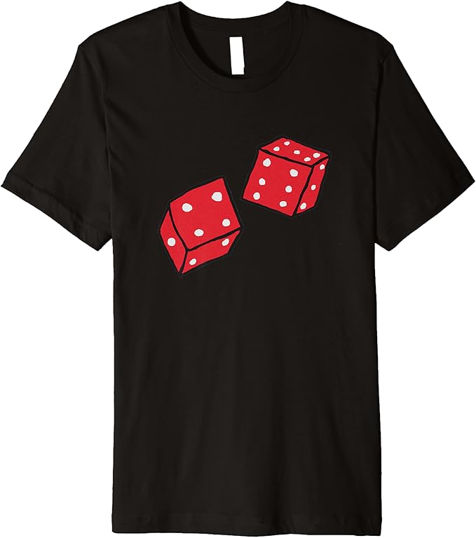 Rolling Dice Premium TShirt Clothing